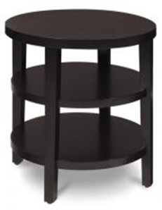 rumbs round end table
